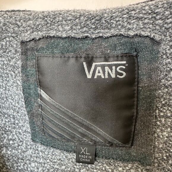 Vans Hoodie Youth Unisex XL Pullover Cross Over V Neck Long Sleeve Fair Isle - Picture 2 of 10